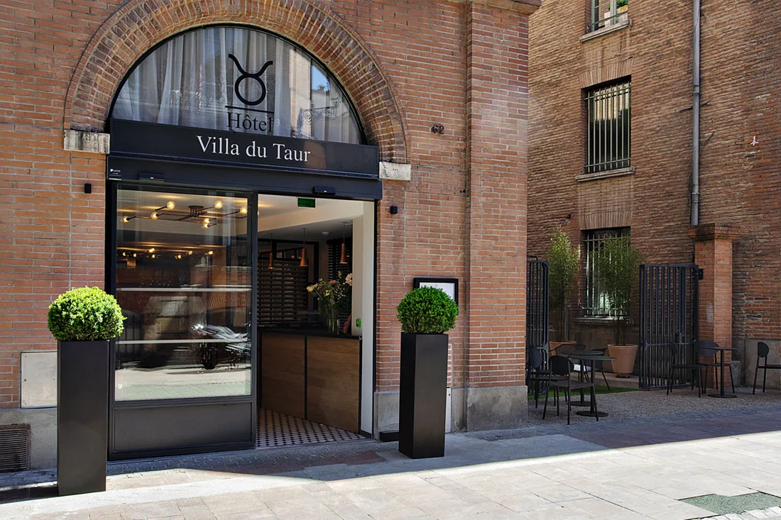 Facade de la Villa du Taur rue du Taur Toulouse